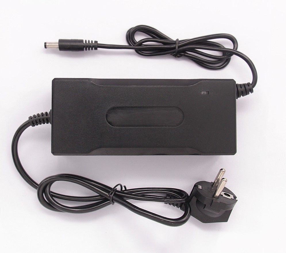 48V Lithium Battery Charger Adapter 54.6V 2A For Electric Bicycle