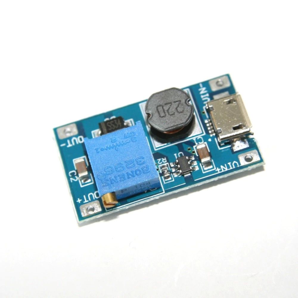 Step-Up Boost Converter with USB Type-C for 5V 2A Charging at Rs