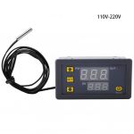 W3230 AC 110 to 220V - LED Digital Temperature Controller Thermostat - Heating Cooling Control Switch Instrument NTC Sensor