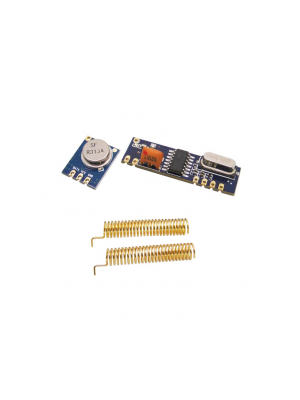 315MHz - Superheterodyne Long Distance ASK Wireless Module kit - RF Transmitter STX882 + Receiver SRX882 + Copper Spring Antennas - for Arduino and other MCU's