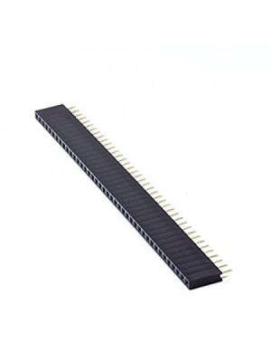 10Pcs- (40x1) Pin Single Row Straight Female Pin Header Connector Strip - 10pcs 
