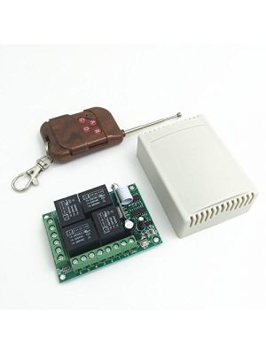 4 Channel Relay with Remote control - 433Mhz RF Remote - Remote control Switch - Home Automation - IoT 