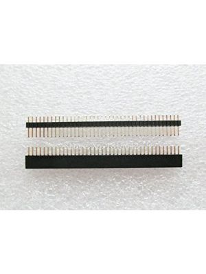 20PCS/Lot 1x40 Pin 1.27 mm Single Row Female & Male Pin Header 