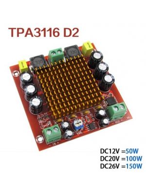 DC 12V 24V 150W TPA3116DA Mono Channel digital Power audio amplifier board for car