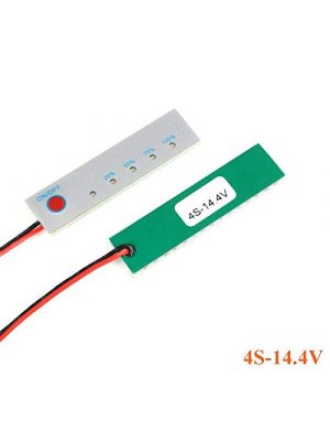 4S 14.4V lifepo4 Battery Power Indicator - 18650 Li-ion lipo Lithium Battery Capacity Indicator Power LED Display PCB Board Meter Tester - with Switch (4S 14.4V LiFePo4)