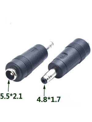 DC Power socket 5.5 x 2.1 mm FEMALE -to- MALE DC Plug 4.8 x 1.7 mm | Connector Adapter Converter
