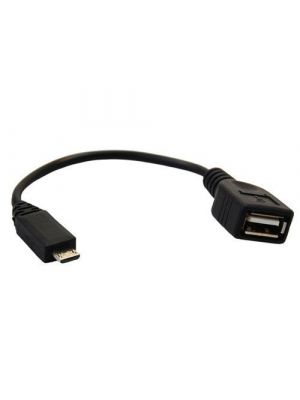 USB 2.0 Type A Female to Type B Micro Male OTG Host Adapter Extension Cable