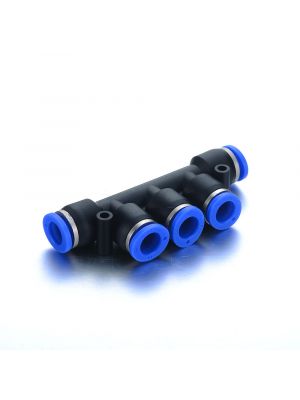 Pneumatic Push in Fitting - for Air / Water Hose and Tube Connector - 6mm PK