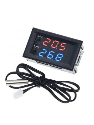 W1209WK W1209 WK W1219 DC 12V - LED Digital Temperature Controller Thermostat for incubator - with waterproof NTC Sensor