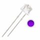5mm Light UV Purple Straw Hat Wide Angle Ultraviolet 395nm - 400nm