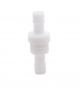 One-Way Non-Return Inline Check Valve - Plastic White - for Water Gas Liquid (10MM)