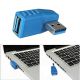 USB to USB Coupler Adapter Converter - USB 3.0 Vertical Right Angled 90 Degree Type A Male To Type A Female Connector (Right Facing)