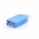 USB to USB Coupler Adapter Converter - USB 3.0 Standard Type A Male to Type A Female connector - Wrapped