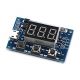 NE555 2 CH Channel Dual Way Micro USB - Pulse Frequency Duty Cycle Adjustable Module - Square Wave Signal Generator DC 5-30V 5V 3 Button 1Hz ~ 150KHz