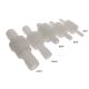 One-Way Non-Return Inline Check Valve - Plastic White - for Water Gas Liquid (4MM)