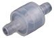  One-Way Non-Return Inline Check Valve - Plastic Transparent - for Water Gas Liquid (8MM)