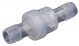 One-Way Non-Return Inline Check Valve - Plastic Transparent - for Water Gas Liquid (10MM)