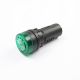 AD16-22SM - LED Active Buzzer Beep Alarm - Flash Signal Indicator Light - AC DC 22mm (24V, Green)