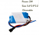 3W 300mA Dimmable LED Driver Adapter Transformer - Constant Current Power Supply - for LED Downlight 85-265VAC