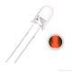 5mm Transparent Round Ultra Bright Orange LED (Light Emitting Diode) - 100PCS (Orange Color)