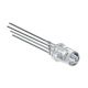RGB CLEAR LED 4PIN Light Emitting Diodes Round through hole - Transparent LED (5MM COMMON ANODE)