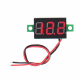 0.28inch 3.5-30V Two Wire DC Voltmeter Red