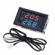 W1209WK W1209 WK W1219 DC 12V - LED Digital Temperature Controller Thermostat for incubator - with waterproof NTC Sensor