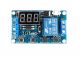 DC6-30V 5V Micro USB Relay Based Time Delay Switch - Timing Cycle Timer Control Switch Voltage Protection Module with LED Display