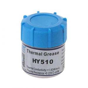 HY510 Halnziye Grey Silicone Graphite Thermal Grease Compound Paste for PC CPU VGA Heatsink peltier (10G Can)