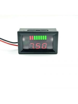 Battery Power Indicator - 6V Lead-acid Battery Charge Level Indicator Voltmeter