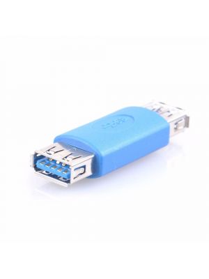 USB to USB Coupler Adapter Converter - USB 3.0 Standard Type A female to Type A female connector