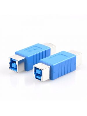 USB to USB Coupler Adapter Converter - USB 3.0 Type B Female to Type B Female connector