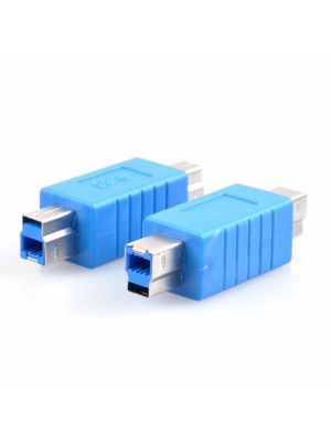 USB to USB Coupler Adapter Converter - USB 3.0 Type B Male to Type B Male connector