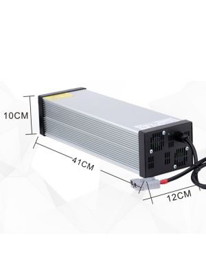 17S Faster Lithium Battery Charger 71.4V 7A for 60V Ebike Battery with 4 Cooling Fan