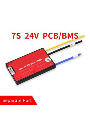 7S 24V Battery Charging Module PCB BMS Protection Board For 7 Series lithium LicoO2 Limn2O4 18650 battery - With Balance Function - COMMON PORT (25A)