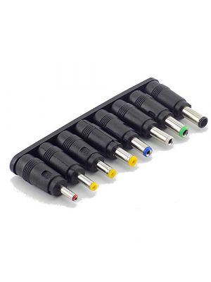 8 pcs DC 5.5X 2.1 MM Female DC Socket Adapter Connectors to 6.3 6.0 5.5 4.8 4.0 3.5mm 2.5 2.1 1.7 1.35mm Male Jack Plug Power Adaptor