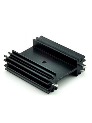 TO-247 34 * 12 * 40MM Aluminium Heatsink with Cooling Fin - suitable for IGBT Transistors MOSFET Triod IC - Black Anodised with Cooling Fin