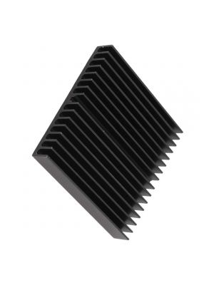60 x 60 x 10mm Black Anodised Aluminum Heatsink Cooler Radiator Heat Sink for peltier, led Light CPU and GPU (60MM)