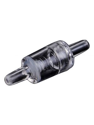  One-Way Non-Return Inline Check Valve - Plastic Transparent - for Water Gas Liquid (4MM)