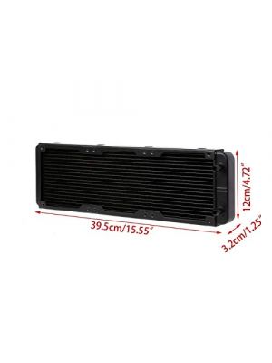 360mm Radiator Water Cooler Tubes Heat Exchanger Aluminum Water Cooling CPU Heat Sink for Gaming Computer and Peltier (360mm)
