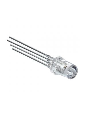 RGB CLEAR LED 4PIN Light Emitting Diodes Round through hole - Transparent LED (5MM COMMON ANODE)
