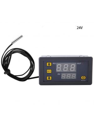  W3230 DC 24V - LED Digital Temperature Controller Thermostat - Heating Cooling Control Switch Instrument NTC Sensor